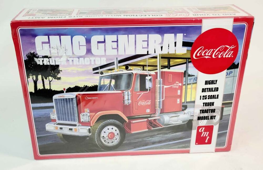 AMT Truck Trailer GMC General Coca Cola 1/25 Scale Model Kit AMT1179/06